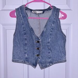 Zara Light Blue Denim Jacket